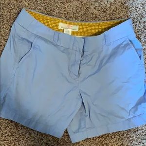JCrew Chino Baby Blue Shorts